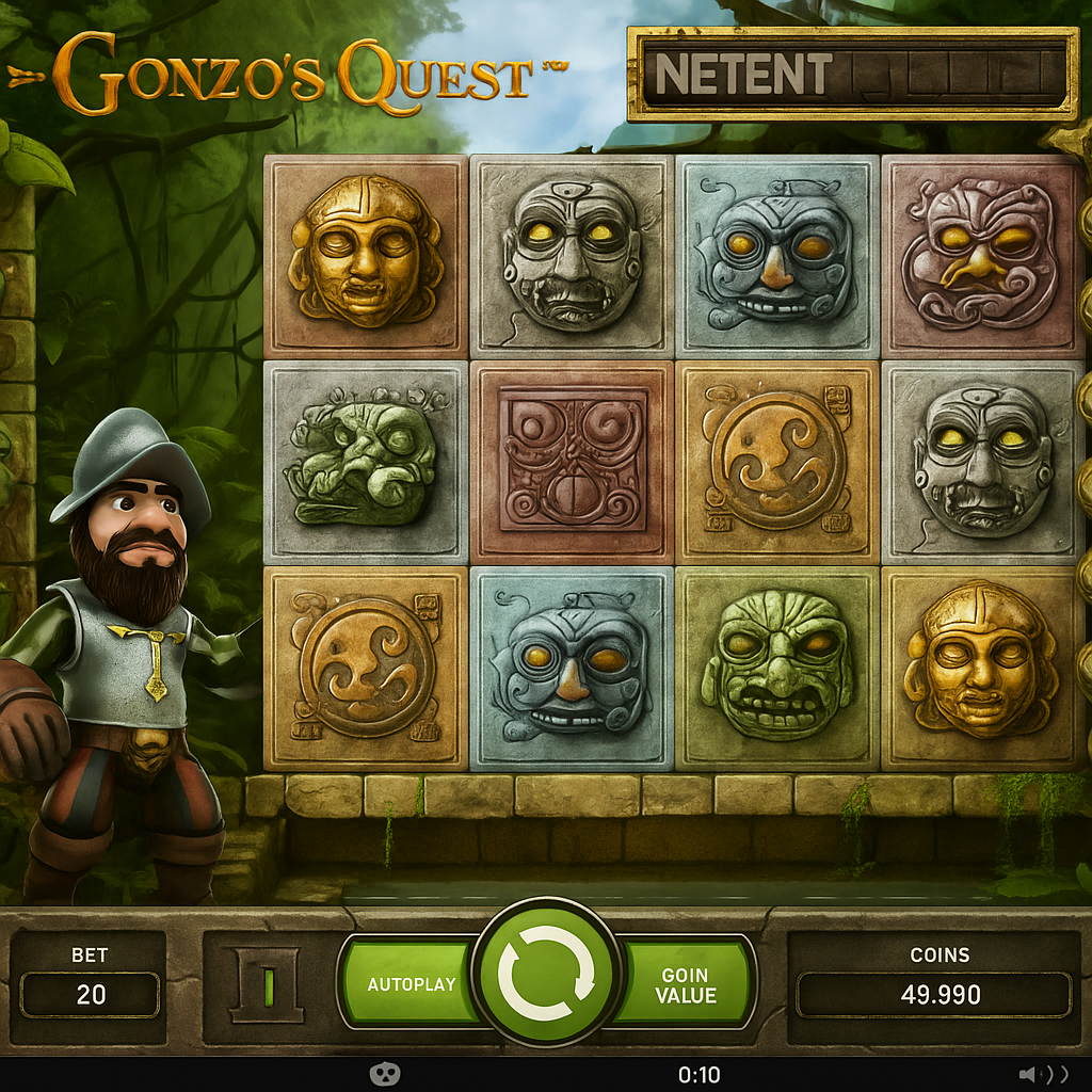 LuckyElf - Gonzo's Quest Slot Game - NetEnt