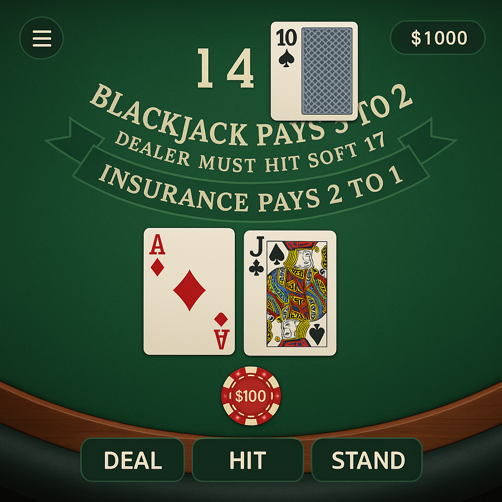 LuckyElf - Blackjack - Jeux de table